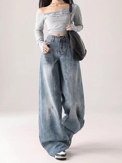 女阔腿牛仔裤搭配外套_时尚又显高! 女阔腿牛仔裤搭配外套_时尚又显高!