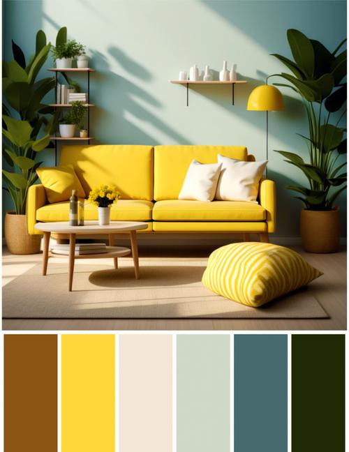 黄蓝配色给人什么感觉_活力宁静，创意平衡