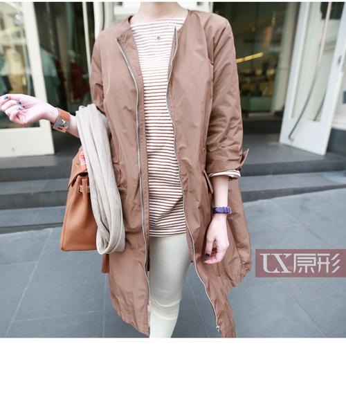 燕尾拉链风衣怎么搭配女_燕尾拉链风衣 秋季百搭时尚