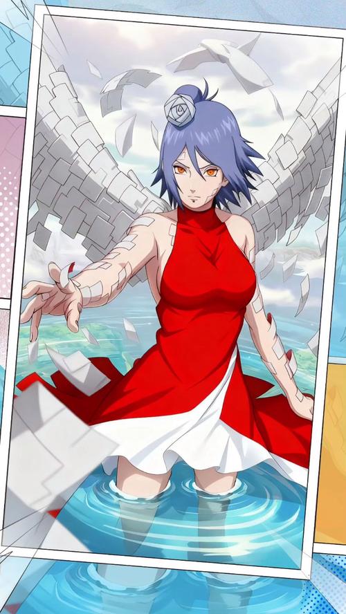 小南的发型_浅蓝紫色卷发女角色