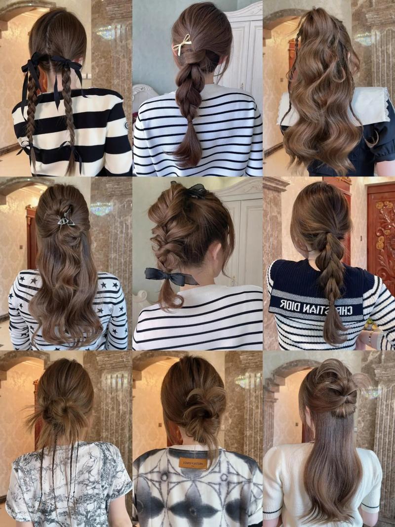 用两个皮筋扎好看的头发_双皮筋马尾辫升级法，甜美又干练！