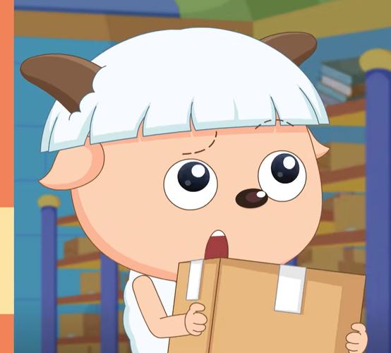 喜羊羊与灰太狼中斜刘海的羊_美沸懒慢羊羊发型特点