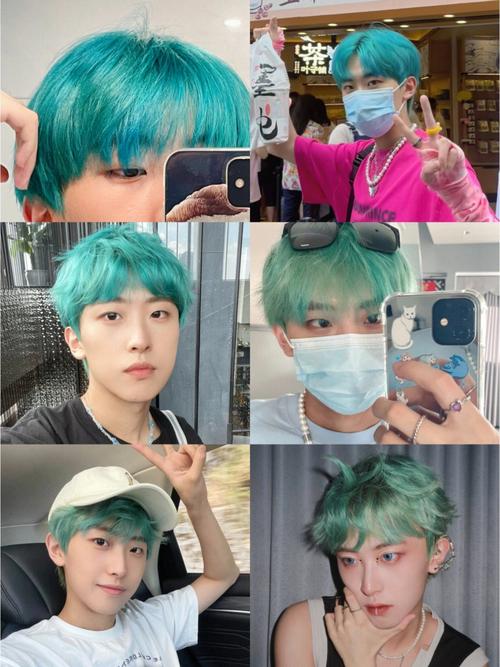 蓝绿色头发男生_王一博蓝绿色脏辫引领潮流,黑色系造型个性十足 蓝绿色头发男生_王一博蓝绿色脏辫引领潮流,黑色系造型个性十足