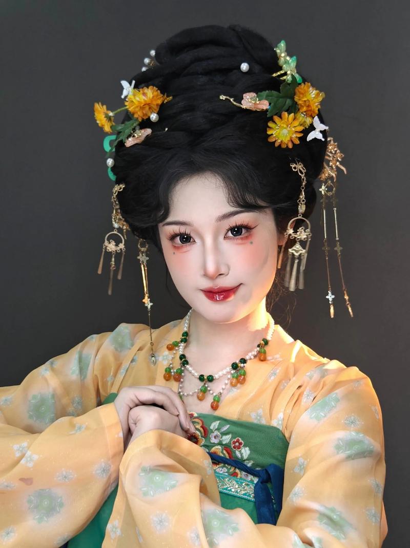 唐制发型_唐制马尾垂云髻 唐制发型_唐制马尾垂云髻