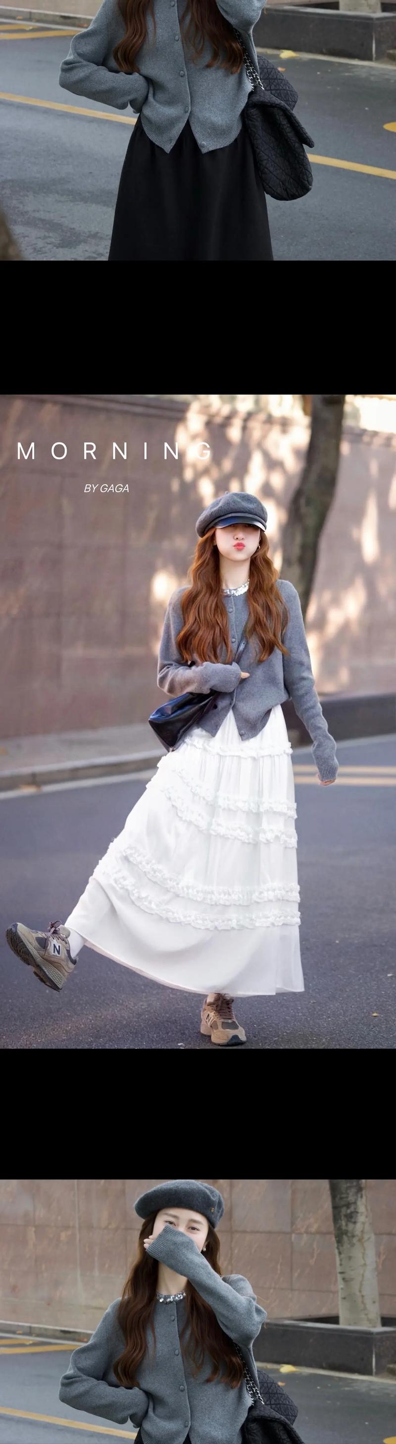 人类高质量女性早秋穿搭_优雅休闲轻松穿