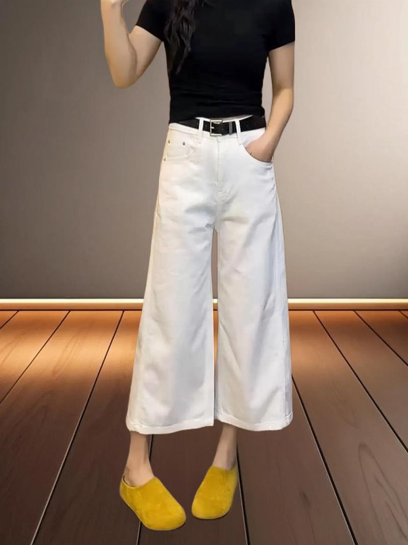 8分阔腿裤搭配_八分阔腿裤,显瘦显高还百搭! 8分阔腿裤搭配_八分阔腿裤,显瘦显高还百搭!